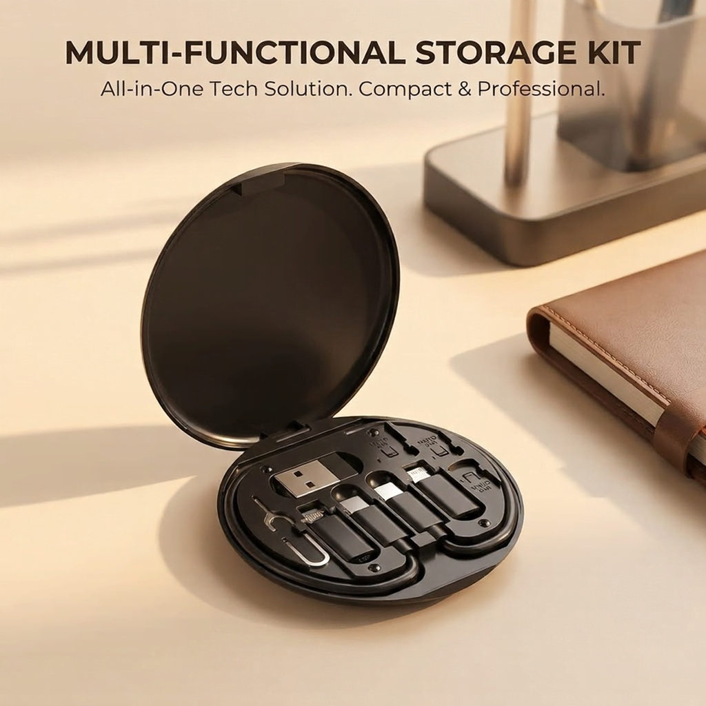 Fast Charging Data Cable Set All in One Compatible with All Devices